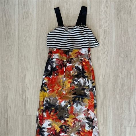 Les Copains Dresses Les Copains Maxi Silk Summer Dress Floral Print