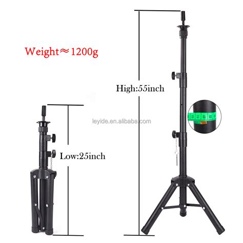 Alileader Wig Making Tripod 55 Inch Extendable Wig Tripod Stand