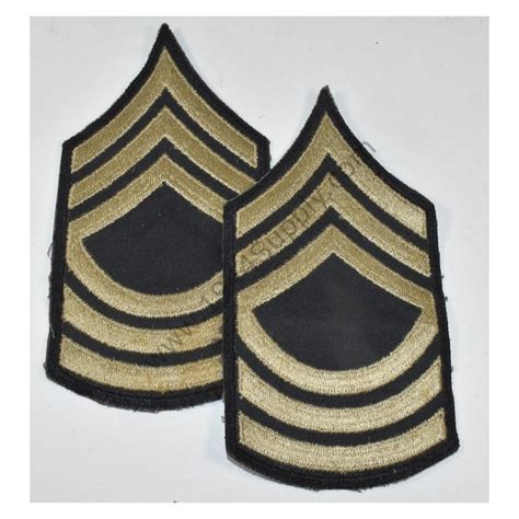 Master Sergeant (M/Sgt) chevrons