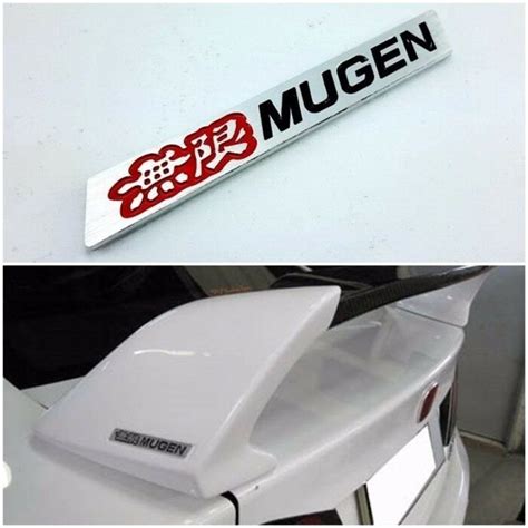 Mugen Emblem For Honda Mugen Spoiler Logo Steel Honda Civic Fd Fb City