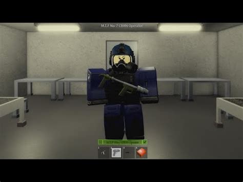 Roblox SCP M T F Nu 7 CBRN Operator Avatar Build Remake YouTube