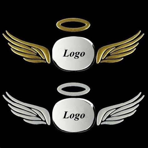 Pcs Auto D Car Logo Sticker Alloy Metal Angel Hawk Wings Emblem