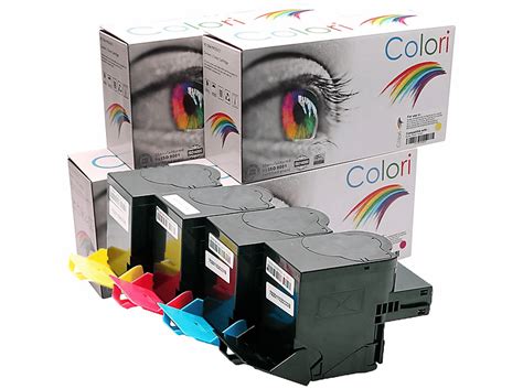 COLORI Kompatibel Set 4x Toner CMYK 80C2HK0 802HK Black 80C2HC0 802HC