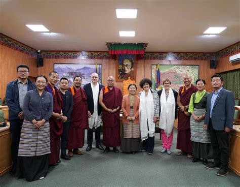 French Senate Delegation Visits Tibetan Parliament In Exile Central