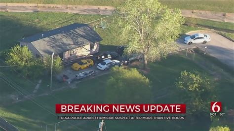 Homicide Suspect In Custody After Standoff At House With Tulsa Police