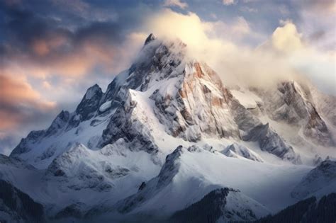 Premium AI Image | Zugspitze mountain landscape