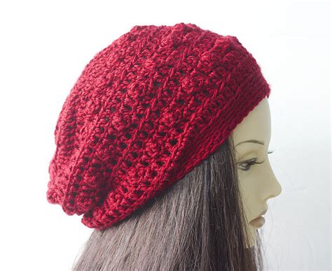 Ravelry Two Variations Slouch Hat Pattern By Judy Stalus