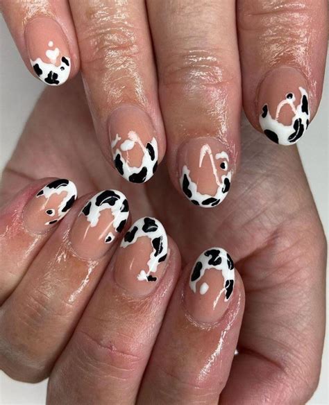 50 Stylish Cow Print Nail Art Designs For Inspiration Style VP