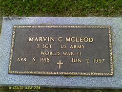 Marvin Charles Mcleod Homenaje De Find A Grave