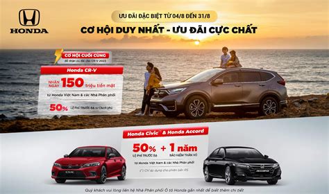 Giá xe oto Honda tháng 8 23 Cơ hộ duy nhất ưu đãi cực chất Honda