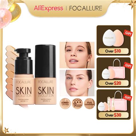 Focallure Base L Quida Para Mulheres Cobertura Imperme Vel Matte