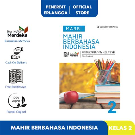 Jual Erlangga Official Mahir Berbahasa Indonesia Smp Kelas 8