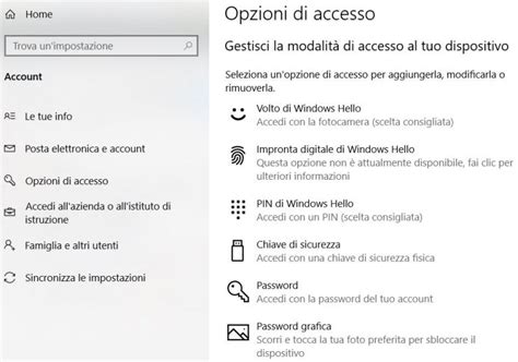 Come Ripristinare Windows Hello In Windows 10