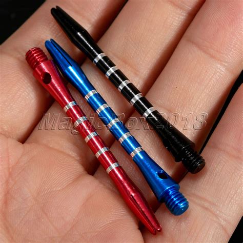 Pcs Sets New Colourful Aluminum Medium Needle Darts Shafts Harrows