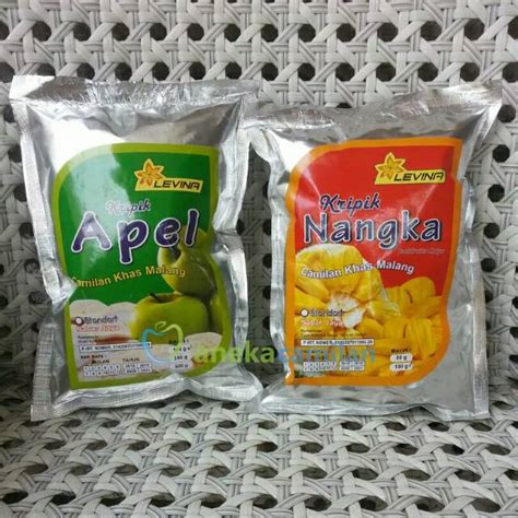 Jual Keripik Kripik Nangka Apel Levina Keripik Buah Levina Shopee