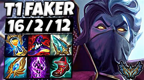 T1 Faker Kassadin Vs Gragas MID Patch 13 4 Korea Challenger YouTube