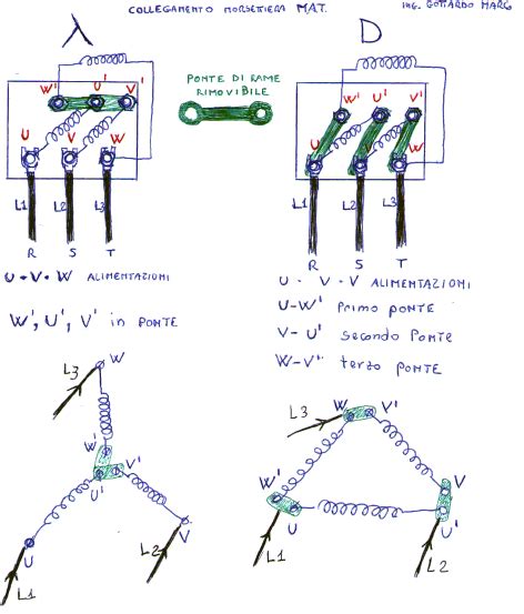 Schema Elettrico Avviamento Stella Triangolo Di Un Motore Asincrono