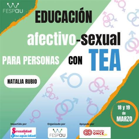 Educación afectivo sexual para personas con TEA SID