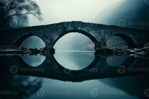 Long exposure minimalism capturing the ethereal beauty of old iron arch ...