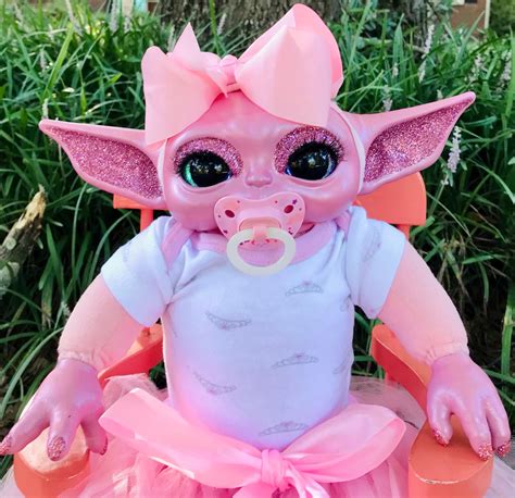 Custom Painted Baby Yoda Reborn Doll Etsy