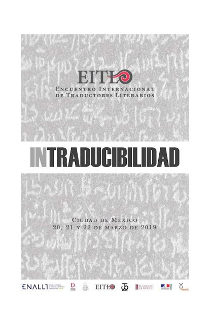 C Rculo De Traductores Encuentro Internacional De Traductores