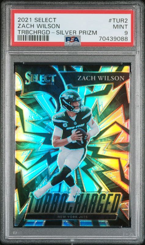 2021 Panini Select Turbocharged Silver Prizm TUR 2 Zach Wilson RC