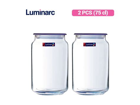 Disc Jual Produk Luminarc Toples Rondo Jar Ice Blue Pcs