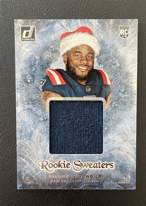 Panini Donruss Rookie Holiday Sweater Rhs Pierre Strong Jr