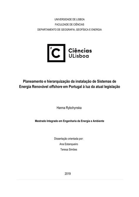 Pdf Planeamento E Hierarquiza O Da Instala O De Sistemas De Energia