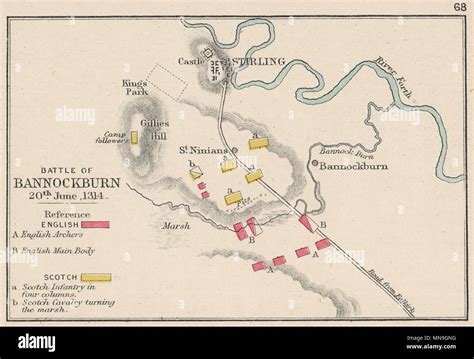 BATTLE OF BANNOCKBURN. 20th June 1314. Scotch v English. SMALL. 1907 ...