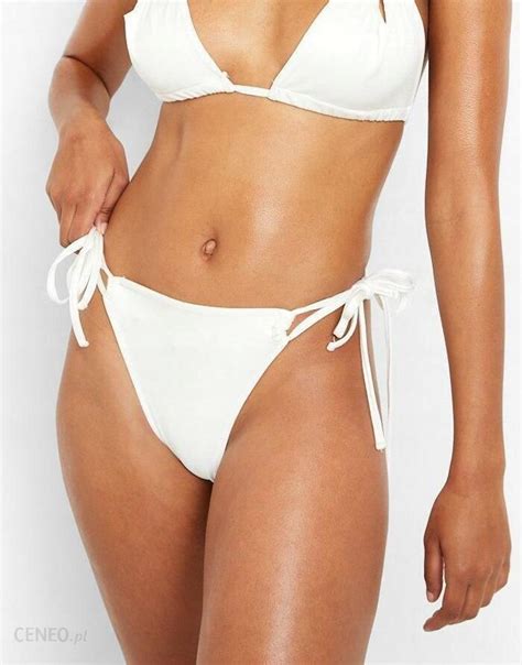 Boohoo Biały Dół Od Bikini Wiązanie Dam NG2 XXL Ceny i opinie Ceneo pl