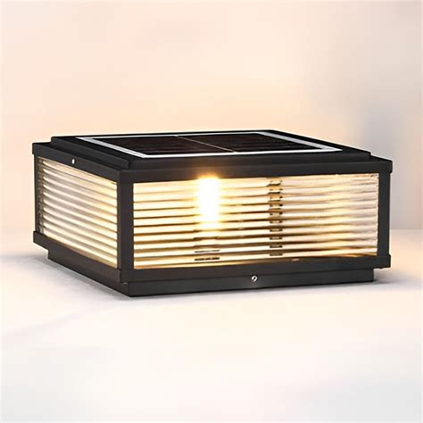 Modern Outdoor Post Lights Solar Fence Pillar Light Deck Post Lights ...