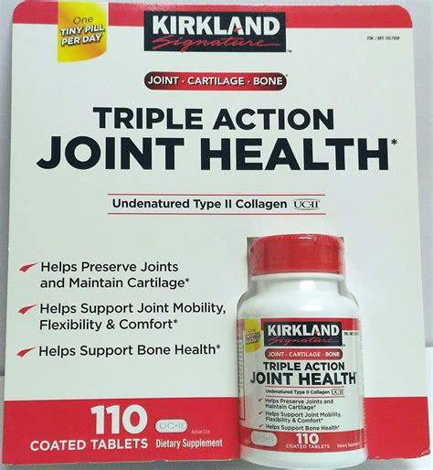 Buy Kirkland Signature Kirkland Triple Action Joint Health Type Ii