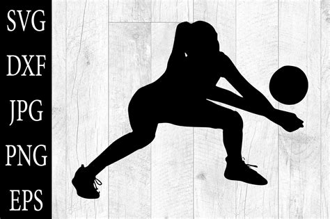 Volleyball Silhouettes Volleyball Svg Grafica Di Aleksa Popovic · Creative Fabrica