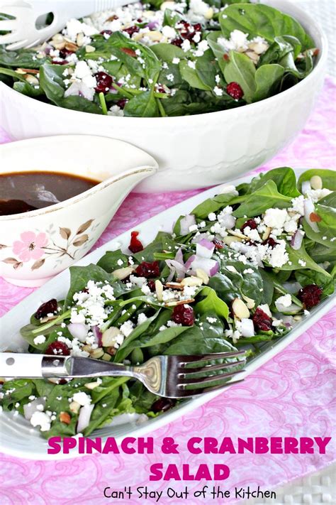 Spinach And Cranberry Salad Can T Stay Out Of The Kitchen