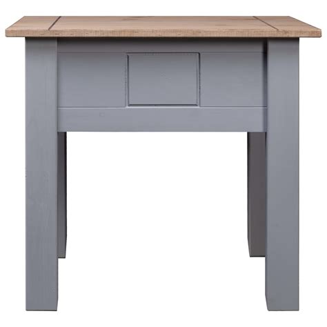 Table De Chevet Gris X X Cm Pin Gamme Panama Leroy Merlin