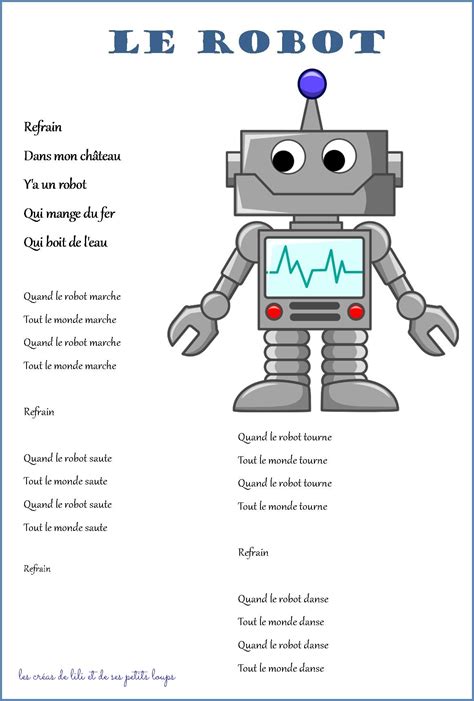 Elektropositiv Beobachten Bezüglich comptine robot Priorität Reif Produktiv