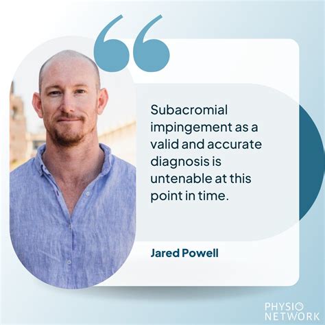 Physio Network On Twitter Jared Says Subacromial Impingement As