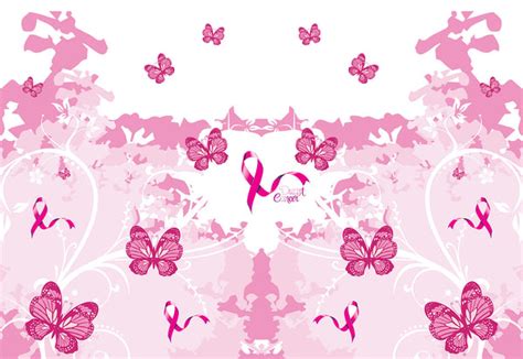 Cancer Fabric Breast Cancer Fabric Awareness Fabric Pink Butterfly