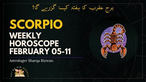 Scorpio Weekly Horoscope To February Ye