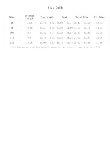 SweatyRocks Girl S Two Piece Swimsuit Graphic Print Ruffle Flounce Cute Bikini Set Bathing Suit