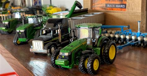 Toy tractors in need of a solution