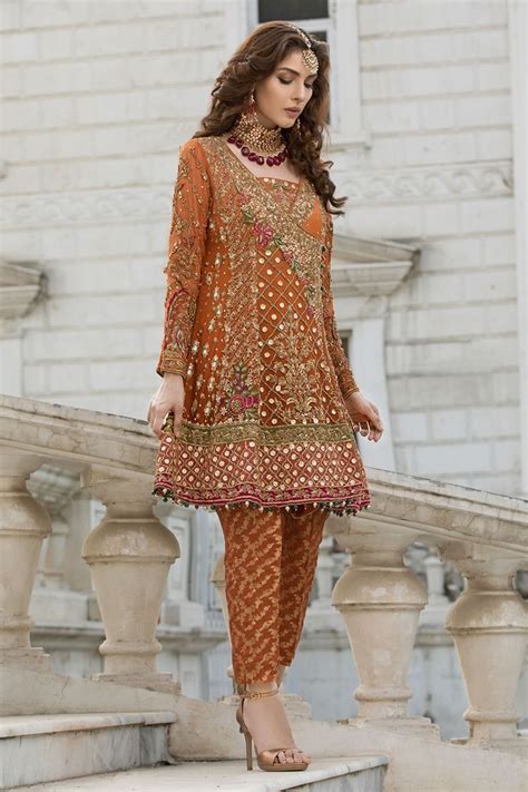 Pakistani Party Wear Embroidered Shirts Latest Designs