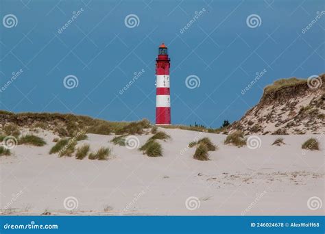 The Amrum Lighthouse stock photo. Image of point, quietness - 246024678