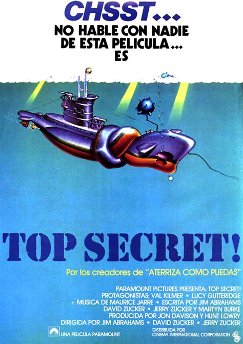 Reparto De La Película Top Secret Directores Actores E Equipo