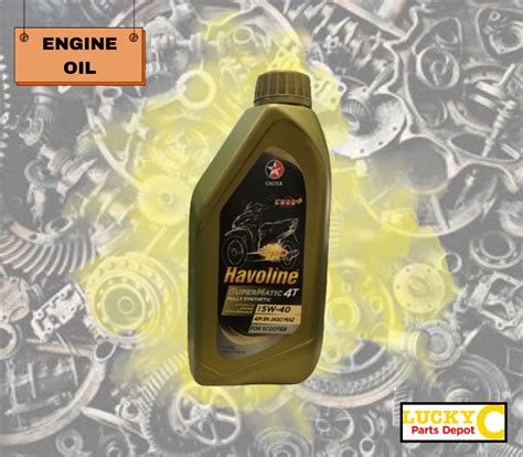 ENGINE OIL SUPER MATIC 1L 4T 5W 40 FULLY SYNTHETIC HAVOLINE