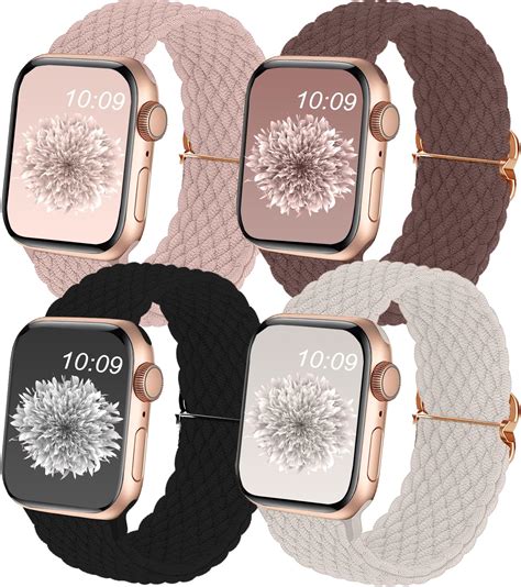 Geflochtene Armb Nder Kompatibel Mit Apple Watch Armband Mm Mm Mm