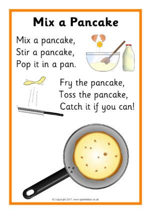 Pancake Day Activities Printable