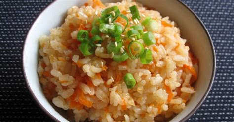 Carrot Takikomi Gohan Recipe By Hiroko Liston Cookpad