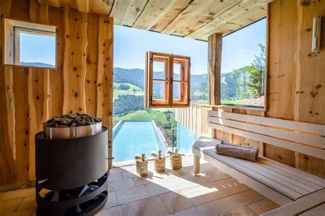 Bergdorf Priesteregg Chalets Im Premium Eco Resort Sauna Design